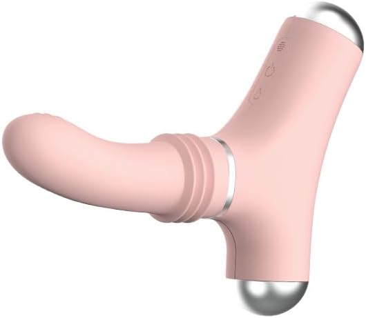 Generic Roomfun, Dildo, with Heating Function, 5-Channel Mode, Massage Stick, Adult Fun Male Female AV Stick, Masturbation Sex Toys Vibrator, Pink