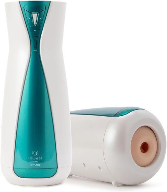 A10 Cyclone SA +Plus Automatic Rotating Male Masturbator Cup Pocket Pussy with 7 Rotation & 7 Speeds for Penis Stimulation Hands Free Masturbators VR Synch Sex Toys for Men