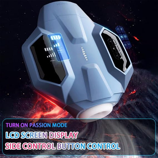 Automatic Male Masturbator Sex Toys for Men Adult Toys Male Masturbator Adult Sex Toys & Games Sex Toy Men-7 Thrusting & Vibrating Penis Pump Pocket Pussy Penis Vibrator Strong Suctions Blowjob